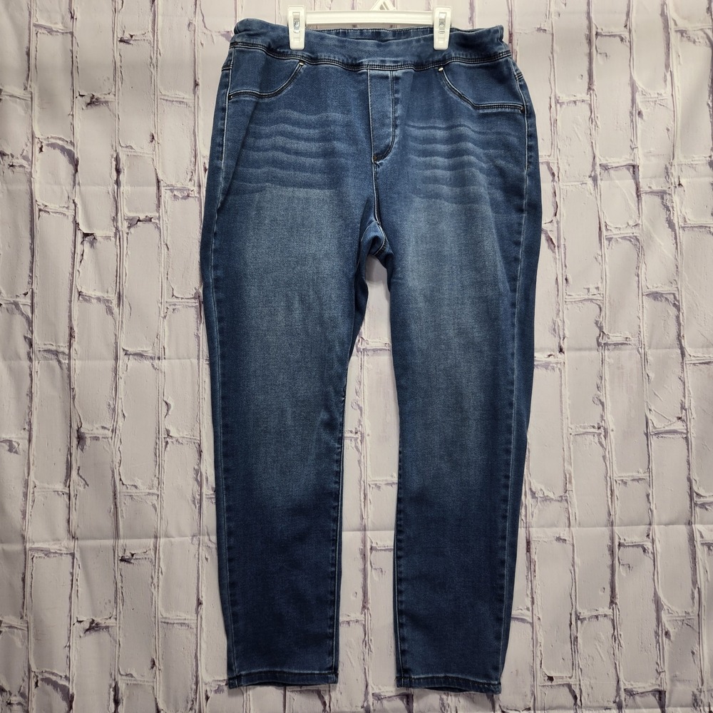 Roamans Jegging Jeans Women Size 18/20 Medium Wash‎ Stretch Comfortable